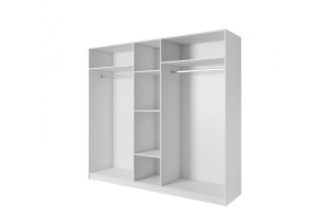 DULAP DORMITOR ADA 230 ALB DESIGN MODERN LSK - Img 2