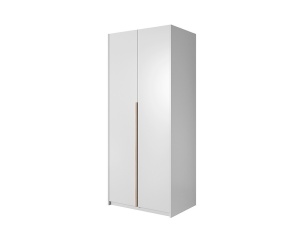 DULAP DORMITOR XELO 100 ALB/STEJAR - DESIGN MODERN - Img 2