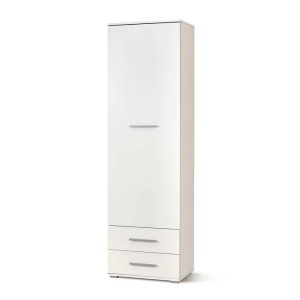 DULAP LIMA REG-1, ALB, DIN PAL MELAMINAT, STIL MODERN - Img 1
