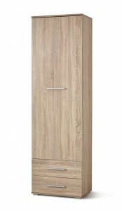 DULAP LIMA REG-1, STEJAR SONOMA, DIN PAL MELAMINAT, STIL MODERN - Img 1