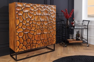 DULAP LIVING 120CM, LEMN DE MANGO SI CADRUL DIN METAL, ARTIM GROUP COLLECTION