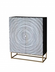 DULAP LIVING 120CM, ZEN, LEMN DE MANGO SI CADRUL DIN METAL, ARTIM GROUP COLLECTION - Img 5