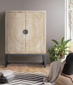 DULAP LIVING, 176CM, LEMN DE MANGO, REALIZAT MANUAL, ARTIM GROUP SELECTION