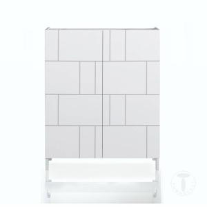 DULAP LIVING 90CM, EDDY RANDOM, COD 5075, STIL MODERN, REALIZATA PANOURI LAMINATE, USI SEMIGRAFIATE - Img 2