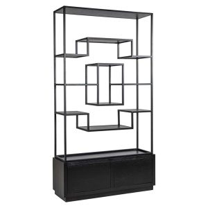 DULAP/ORGANIZATOR BONVOY, 211398, NEGRU, DIN FURNIR DE STEJAR, STIL MODERN, RICHMOND INTERIORS