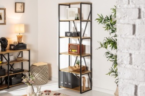 DULAP ORGANIZATOR OFFICE, STUDIO 180CM, COD 40627, DIN METAL SI MDF, CULOAREA STEJARULUI - Img 2