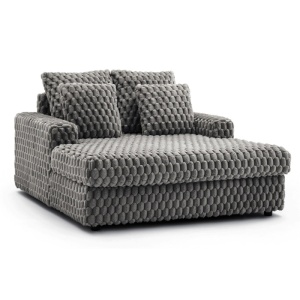 FOTOLIU CONFORTABIL, ARTIM MEBLE, REALIZAT DIN MATERIAL TEXTIL PLUS GRI SI LEMN, STIL MODERN - Img 10