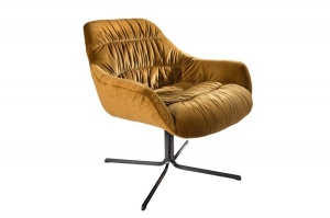 FOTOLIU CONFORTABIL, DUTCH, GALBEN MUSTAR, DIN CATIFEA, DESIGN RETRO
