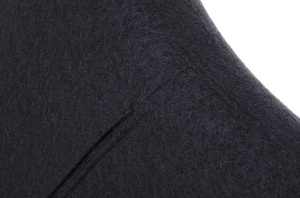 FOTOLIU CONFORTABIL EGG SZEROKI, GRI INCHIS 27/CROM, DIN CASMIR SI METAL, STIL MODERN - Img 4