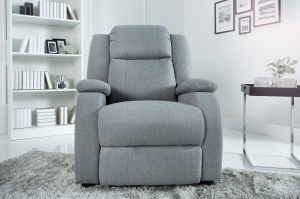 FOTOLIU CONFORTABIL ERGONOMIC, HOLLYWOOD, GRI DESCHIS, COD 37930, DESIGN MODERN - Img 3