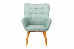 FOTOLIU CONFORTABIL SCANDINAVIA, DIN POLIESTER SI LEMN, VERDE LIME, COD 41426 - Img 2