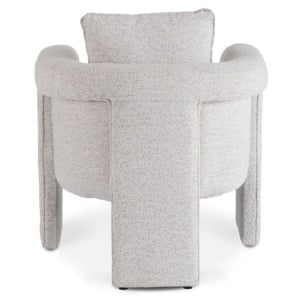 FOTOLIU DEOSEBIT, ARTIM MEBLE, REALIZAT DIN MATERIAL BOUCLE GRI SI METAL, STIL MODERN - Img 4