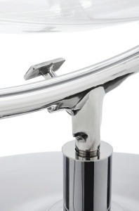 FOTOLIU EXCLUSIVIST BUBBLE STAND 2, NEGRU/TRANSPARENT/CROM, DIN ACRIL SI PIELE ECOLOGICA, STIL MODERN - Img 4