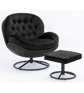 FOTOLIU PIVOTANT LIMA, NEGRU, STIL MODERN
