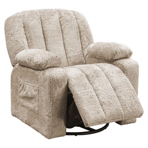 FOTOLIU PIVOTANT PENTRU COPII, 360 GRADE, RELAXANT MICKEY SHEEP, 01 NATURE, S5167, TAPITERIE 100% POLIESTER, STIL MODERN - Img 5