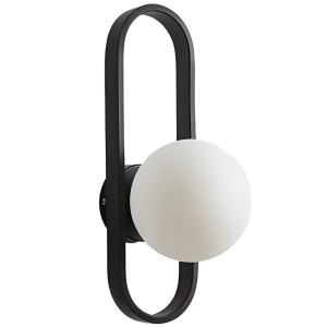 Lampa de perete APP1755-1W BLACK WHITE