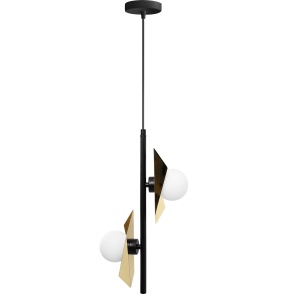 Lampă de tavan APP1410-CP BLACK GOLD - Img 4