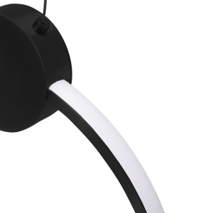 Lampă de tavan LED APP1398-CP BLACK 50cm - Img 4