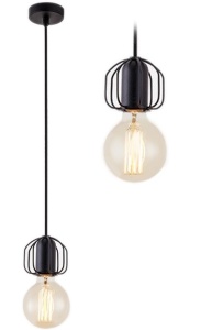 Lampa DE TAVAN SUSPENDABILA Loft Black APP591-1CP