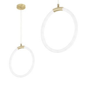 Lampa LED G020-CP Gold