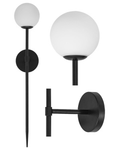 LAMPĂ MODERNĂ NEAGRA 75cm APP579-1W