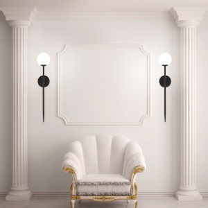 LAMPĂ MODERNĂ NEAGRA 90cm APP581-1W - Img 3