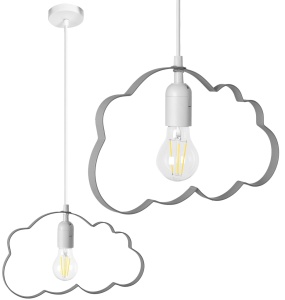 LAMPA SUSPENDABILA norisori gri