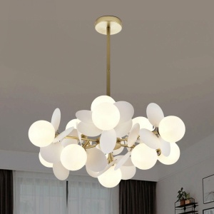 Lampă suspendată Gold/White APP1565-12 - Img 2