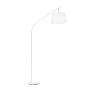 LAMPADAR DADDY PT1, ALB, DIN METAL, STIL MODERN