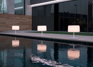 LAMPADAR DE GRADINA CHLOE 140 SOLAR SMARTTECH, CONFECTIONAT DIN LEMN SI POLIETILENA - Img 3