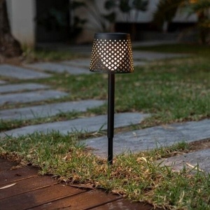 LAMPADAR DE GRADINA GRETA SOLAR, 5 IN 1, CONFECTIONAT DIN MATERIAL RECICLAT, STIL MODERN