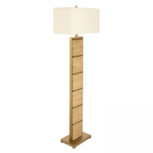 LAMPADAR MEYRA, 150 CM, CREM/AURIU, DIN MARMURA SI METAL, RICHMOND INTERIORS - Img 6