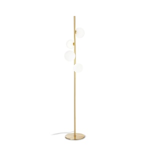 LAMPADAR PERLAGE PT4, ALB/ALAMA, DIN METAL, STIL MODERN