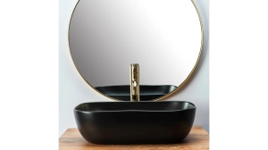 LAVOAR REA BELINDA, 46 CM, NEGRU MAT, DIN CERAMICA, CALITATE SUPERIOARA - Img 2