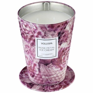 LUMANARE PARFUMATA ROSE PETAL ICE CREAM GIANT 737G, STIL MODERN, B2