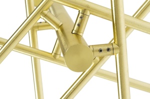 LUSTRA ASTRO, AURIE, DIN ALUMINIU SI STICLA, STIL MODERN, B2 - Img 6