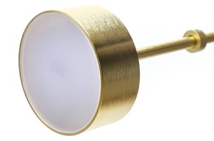 LUSTRA CAPRI 6, DIN METAL SI STICLA, AURIU/TRANSPARENT, STIL MODERN, B2 - Img 4