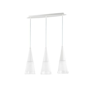 LUSTRA CONO SP3 BIANCO - IDEAL LUX