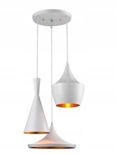 LUSTRA COSTA SET CPR WHITE, 42x139/100 cm, ALB, DIN METAL SI OTEL DE INALTA CALITATE, STIL MODERN, TU