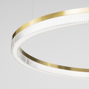 LUSTRA CROWN SP D80, 80CM, ALAMA, DIN METAL, STIL MODERN - Img 3