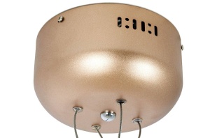 LUSTRA CU LED, FLORA 120, CONFECTIONATA DIN METAL, CUPRU, STIL MODERN - Img 7