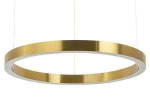 LUSTRA CU LED-URI RING 80, AURIU, DIN METAL, STIL MODERN