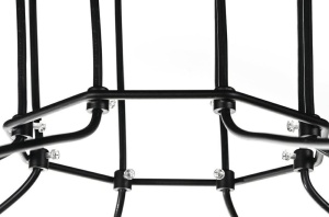 LUSTRA FLUSSO 8,NEAGRA, CONFECTIONATA DIN METAL, STIL MODERN - Img 5