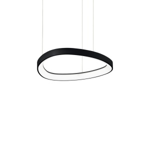 LUSTRA GEMINI SP D042, 42,5CM, NEGRU, DIN METAL SI POLICARBONAT, STIL MODERN