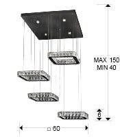 LUSTRA LED DIVA 854537 DESIGN MODERN SCHULER - Img 3