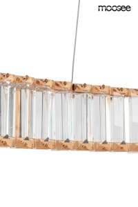 LUSTRA LIBERTY 60 GOLD, CONFECTIONATA DIN METAL SI STICLA, STIL MODERN - Img 3