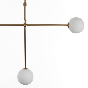 LUSTRA MODERNA, ALYCIA D , COD 4935, STIL MODERN, REALIZAT DIN METAL SI STICLA - Img 6