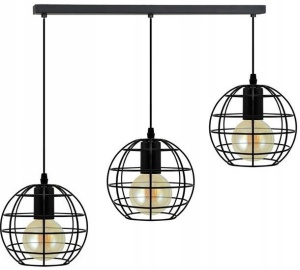 LUSTRA ODESSA 180978B, NEGRU, DIN OTEL SI METAL, STIL MODERN, TU