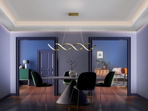 LUSTRA/PLAFONIERA DIDO, 116 CM, AURIU/OPAL, DIN METAL SI SILICON, STIL MODERN - Img 3