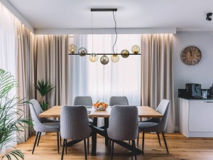 LUSTRA/PLAFONIERA INOA, 120 CM, MULTICOLORA, DIN METAL SI STICLA, STIL MODERN